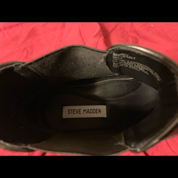 Steve Madden Malice Chelsea Boot Black - Picture 7 of 7